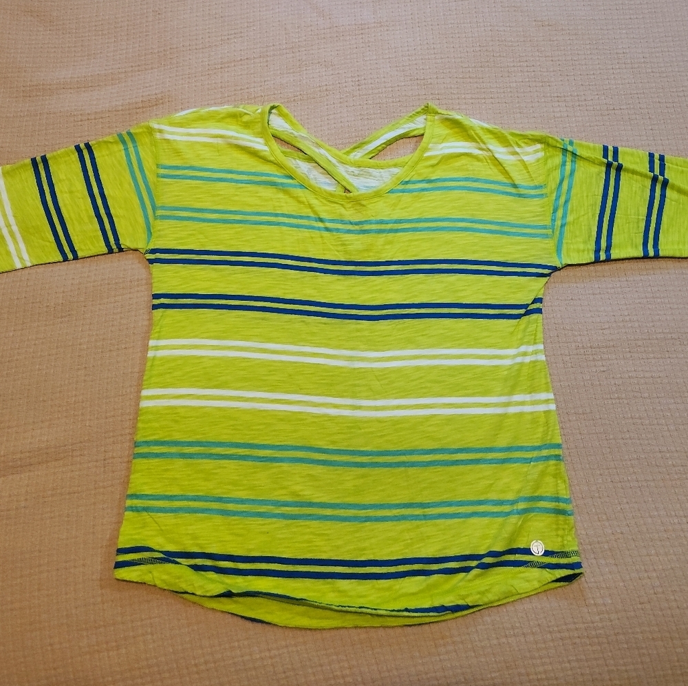 Talbots Womens 3/4 Sleeve Casual Top Size Large